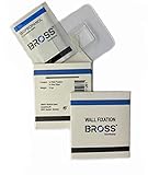 BROSS® Slim - Ersatzpaket Wandhalterung für Premium Silikon Klobürste - Nur 1x Set aus 1x...